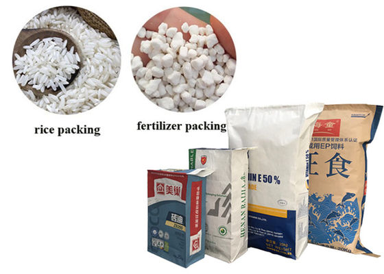 25 كجم 20 كجم 50 كجم Multiwall Kraft Paper Valve Bag كيس لتغليف مواد المسحوق