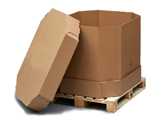مكعب 1000l IBC Tank Coconut Oil Liquid Package Paper IBC حمل مع حقيبة الخط