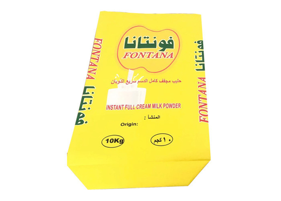 تغليف مسحوق الحليب 20 كجم 25 كجم متعدد أكياس ورق الحائط 3 طبقات PE مبطنة