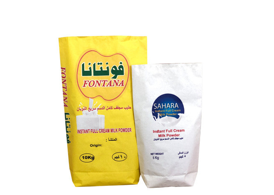 20 كجم 25 كجم مسحوق الحليب متعدد أكياس ورق الحائط الغذاء الصف
