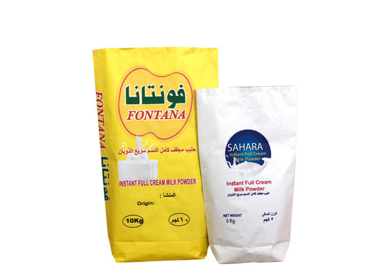 أكياس الحليب المجفف الغذاء الصف متعددة ورق الحائط تقبل حجم مخصص 20 كجم 25 كجم