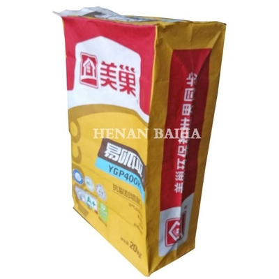 25 Kg Mortar Kraft Paper Flour Package Valve Bag OEM مقبول