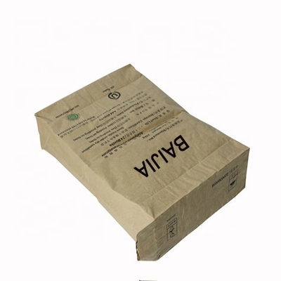 دليل على الرطوبة 10kg أكياس الورق الصناعي تصميم حسب الطلب