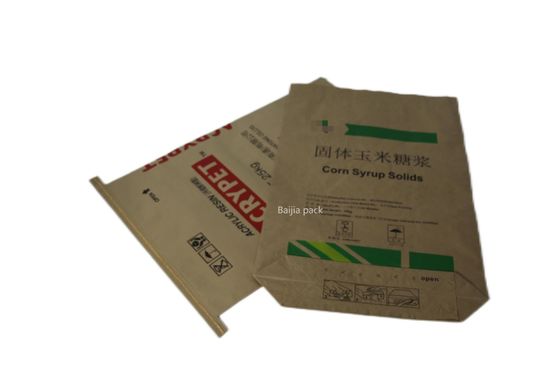 أكياس متعددة الجدران 60x40x10 سم للأغذية الحيوانية / عبوات إضافية