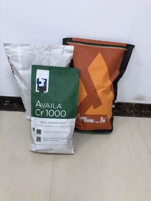 20kg حقائب ورقية مع سعة تقبل مخصصة وإغلاق