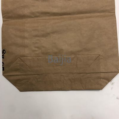 حقائب الورق الكرافتية متعددة الجدران المشتركة الممتازة التعبئة الصناعية 25 كجم