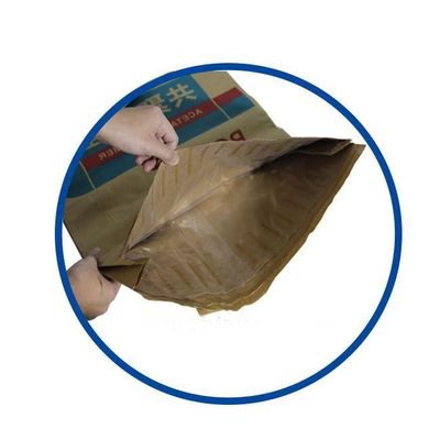 حقيبة ورقية متعددة الجدران قابلة للتخصيص معاد تدويرها