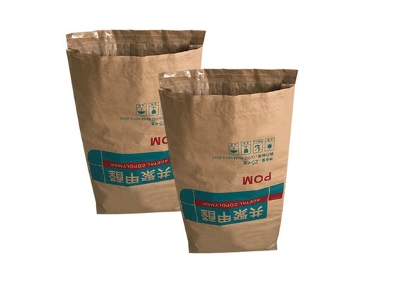 60g-120g / M2 أكياس ورقية ذات فم مفتوح لتغليف الأسمنت بالفم شبه المنحرف