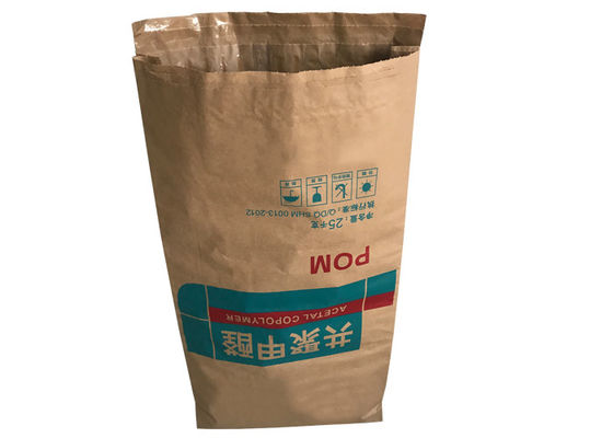60g-120g / M2 أكياس ورقية ذات فم مفتوح لتغليف الأسمنت بالفم شبه المنحرف