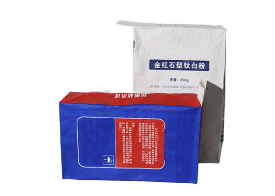 20kg 25kg 3ply Valve Paper Bags for Packaging مسحوق المواد