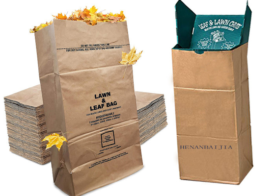 ورق العشب ورفض أكياس Multiwall Kraft Lawn
