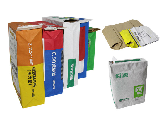 كيس أسمنت فارغ ورق صناعي PP Valve Bag 25 KG 40 KG 50 KG