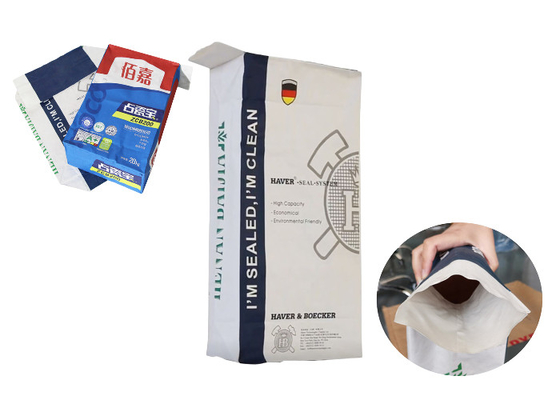 كيس أسمنت فارغ ورق صناعي PP Valve Bag 25 KG 40 KG 50 KG